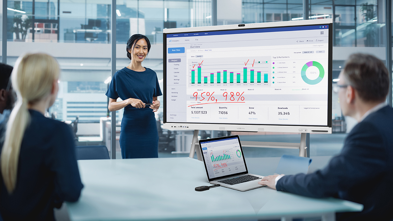 无线投屏触控回传功能演示